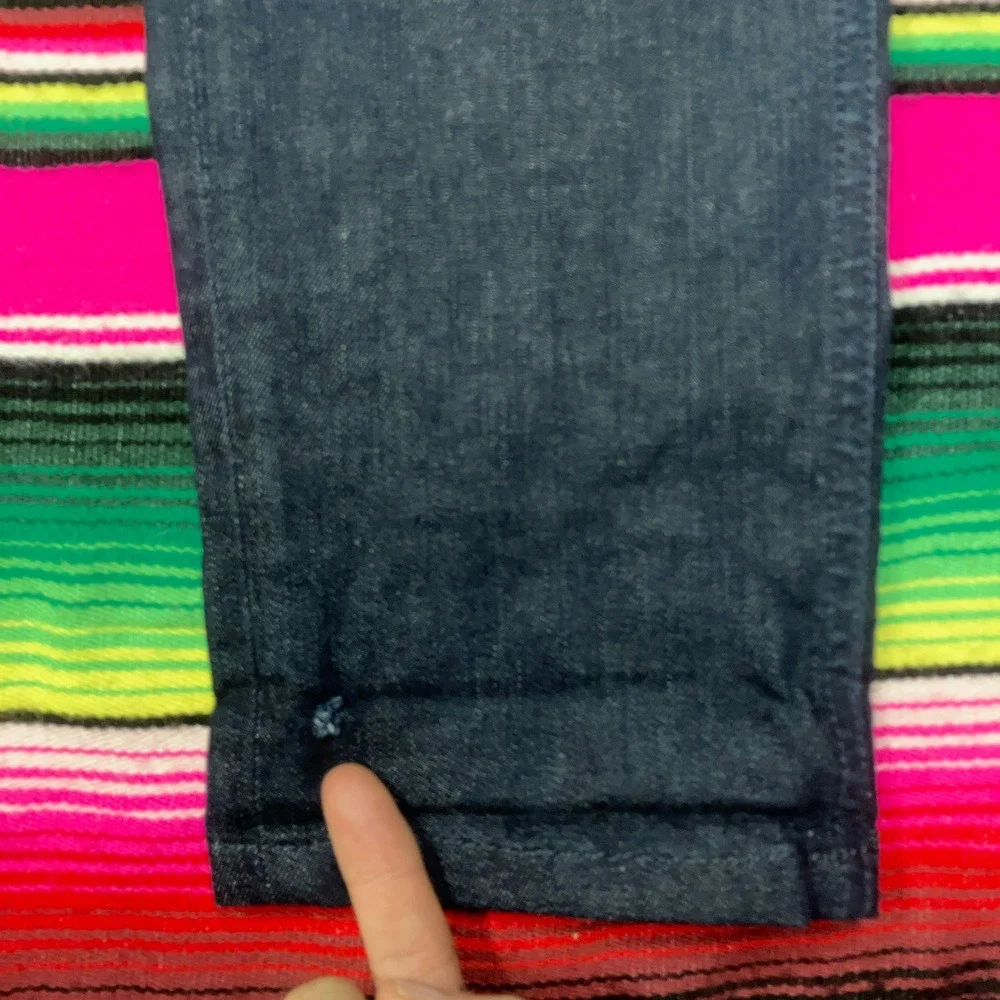 Nudie Jeans Co. Men 32x32 (Fit 31x28) Pipe Led Slim Skinny Dark Worn Navy Blue